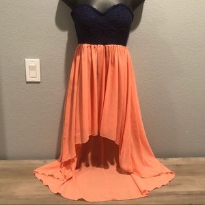 SOLD! Foreign Exchange Lace HighLow TubeTop Dress